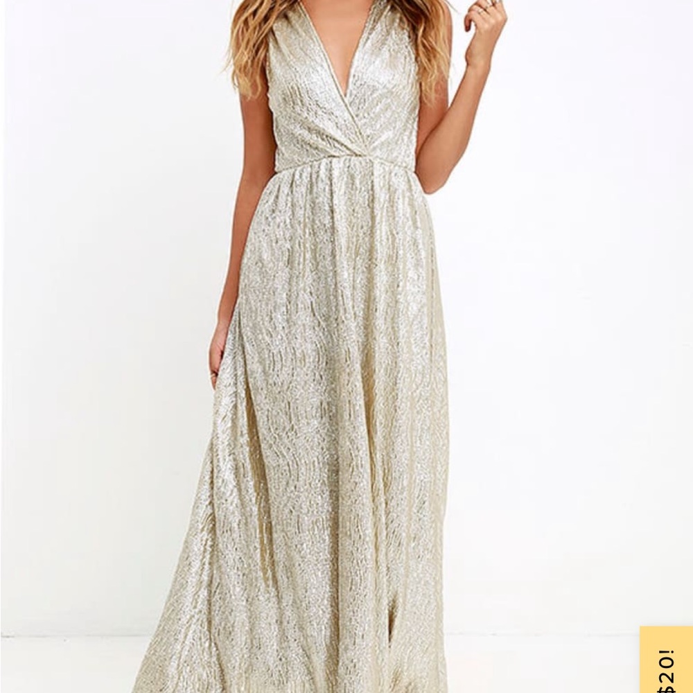 “All that shimmers is gold” Lulu’s Dress